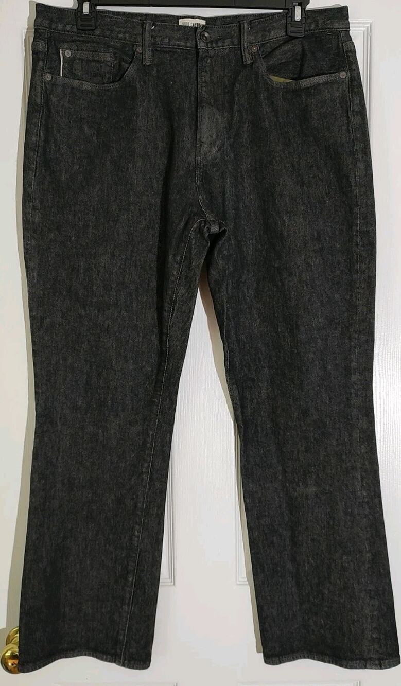 Men's Todd Snyder Western Fit Black Denim Jeans Bootcut 36x32